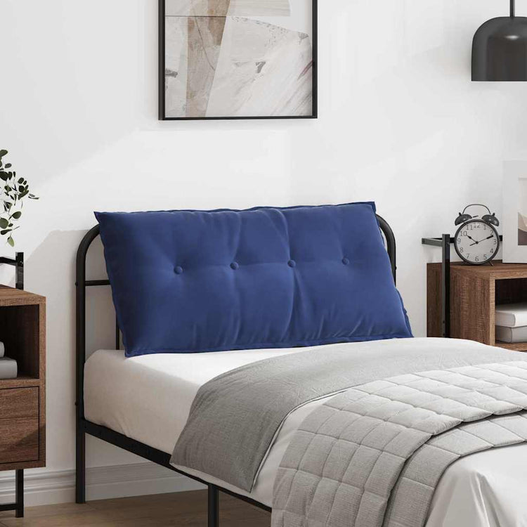 Vidaxx coussin de dossier police bleu 100 x 50 cm tissu corde