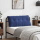 Vidaxx coussin de dossier police bleu 100 x 50 cm tissu corde