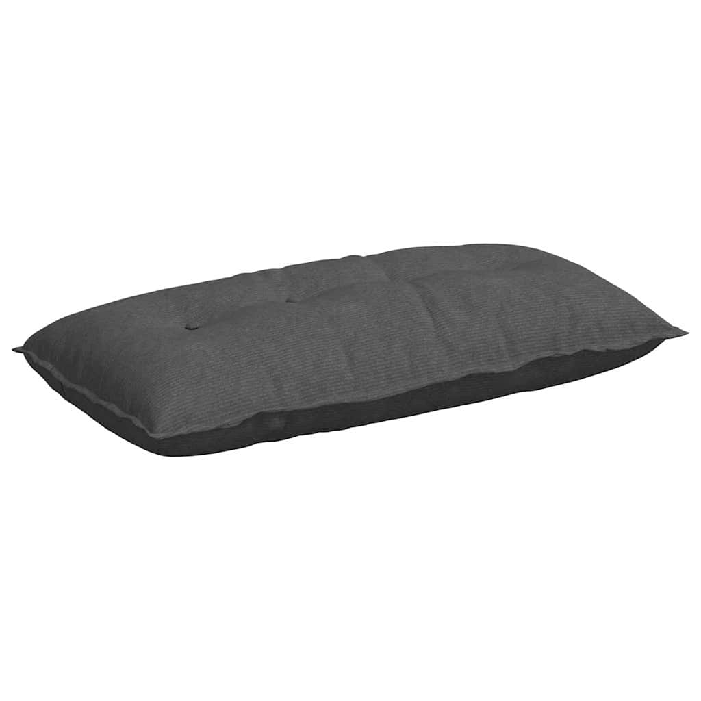 Vidaxx coussin de dossier gris foncé 100 x 50 cm tissu corde
