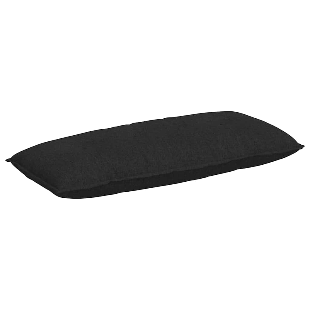Vidaxx coussin de dossier noir 120 x 19 x 50 cm tissu