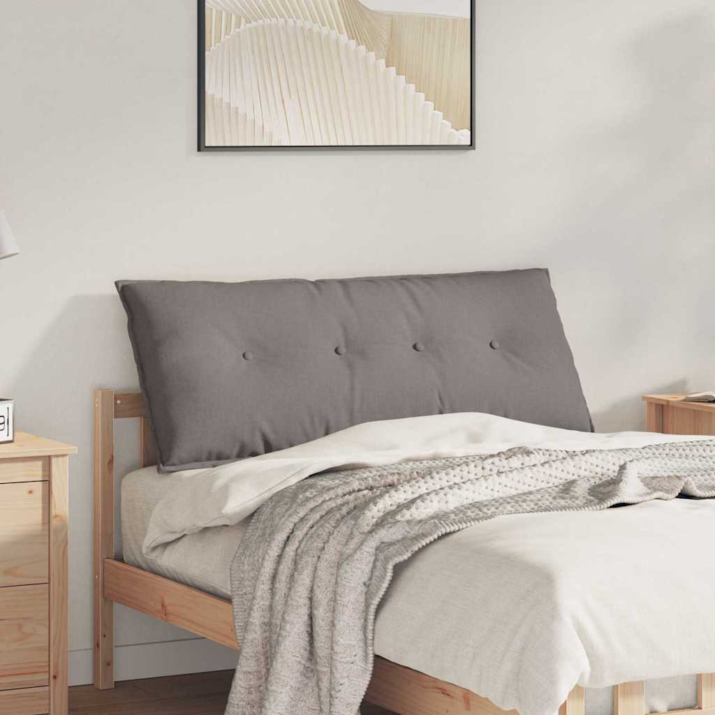 Vidaxx coussin de dossier taupe 120 x 19 x 50 cm tissu