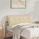 Vidaxx coussin de dossier crème 120 x 19 x 50 cm tissu