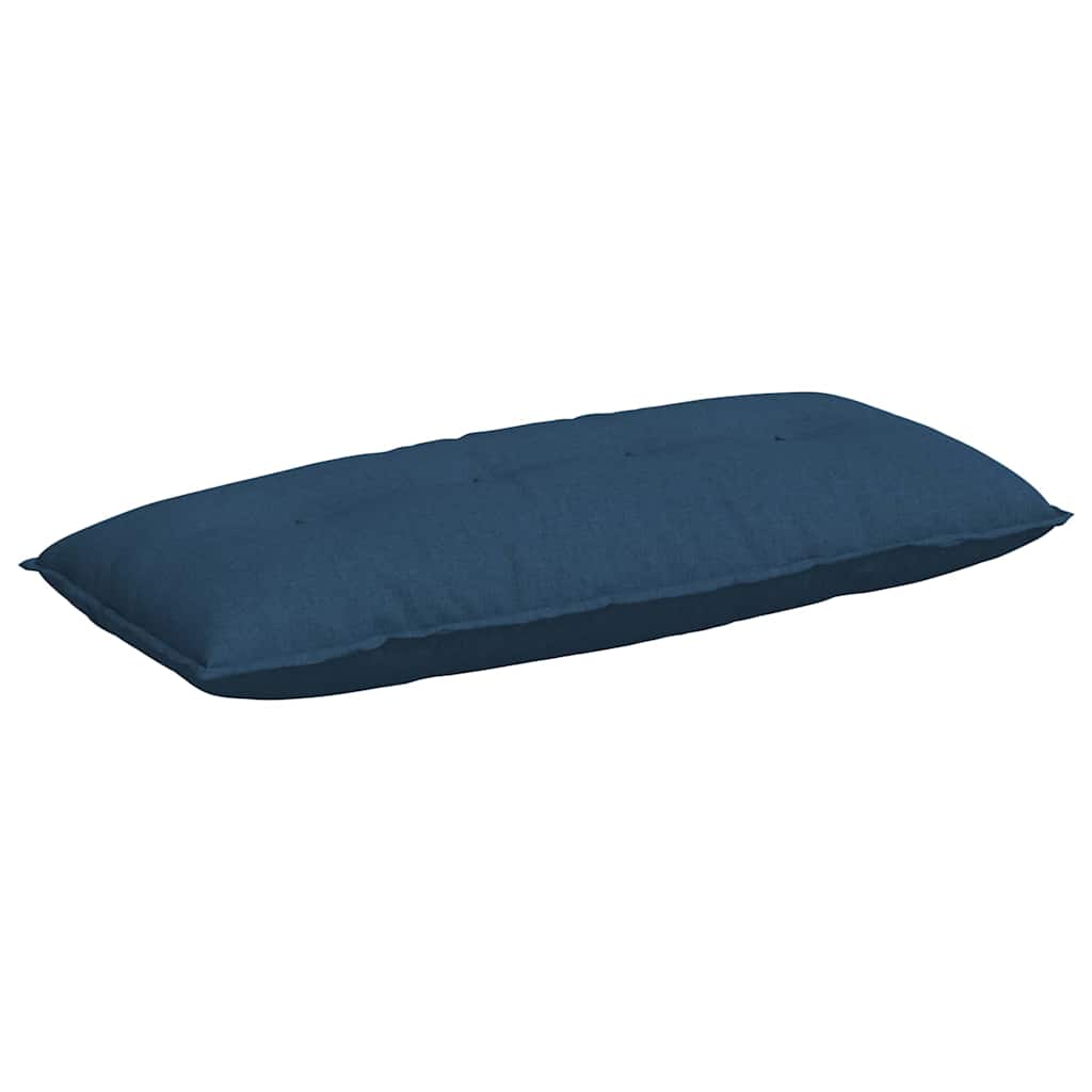 Vidaxx coussin de dossier bleu 120 x 19 x 50 cm tissu