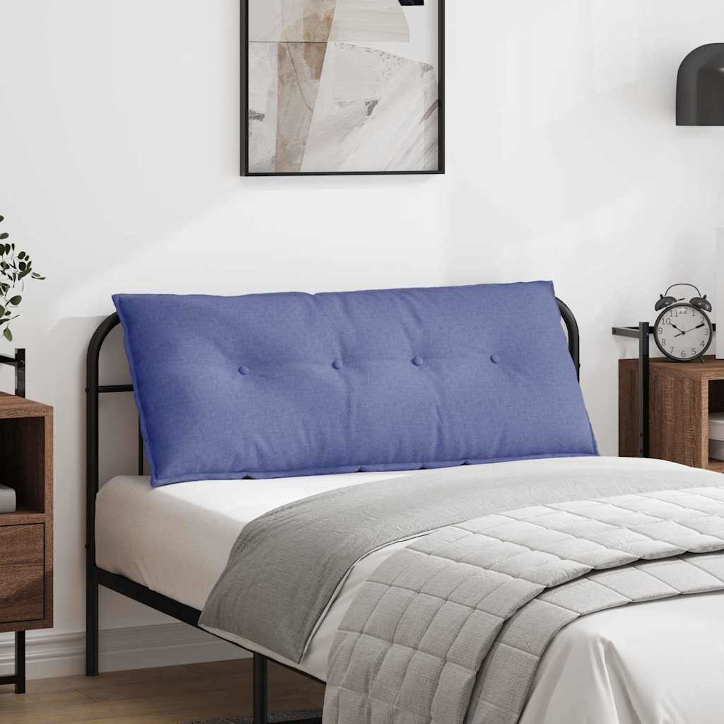 Vidaxx coussin de dossier jeans bleu 120 x 19 x 50 cm tissu
