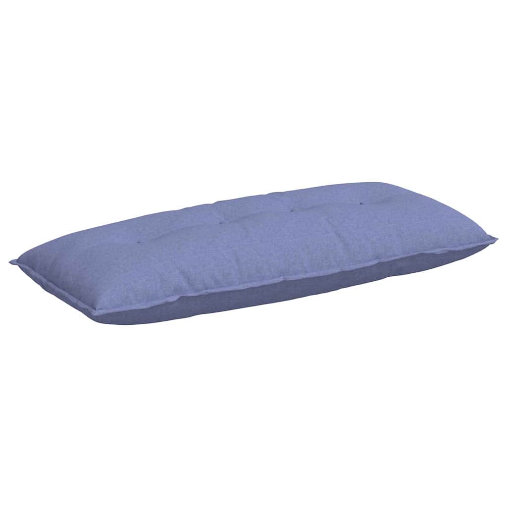 Vidaxx coussin de dossier jeans bleu 120 x 19 x 50 cm tissu