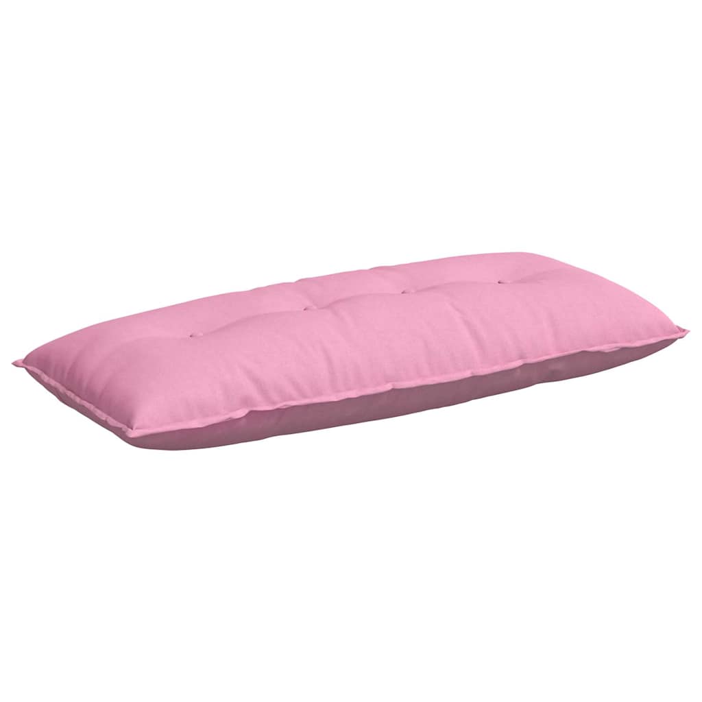 Vidaxx coussin de dossier rose 120 x 19 x 50 cm tissu