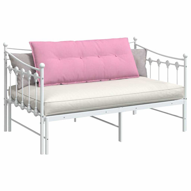 Vidaxx coussin de dossier rose 120 x 19 x 50 cm tissu