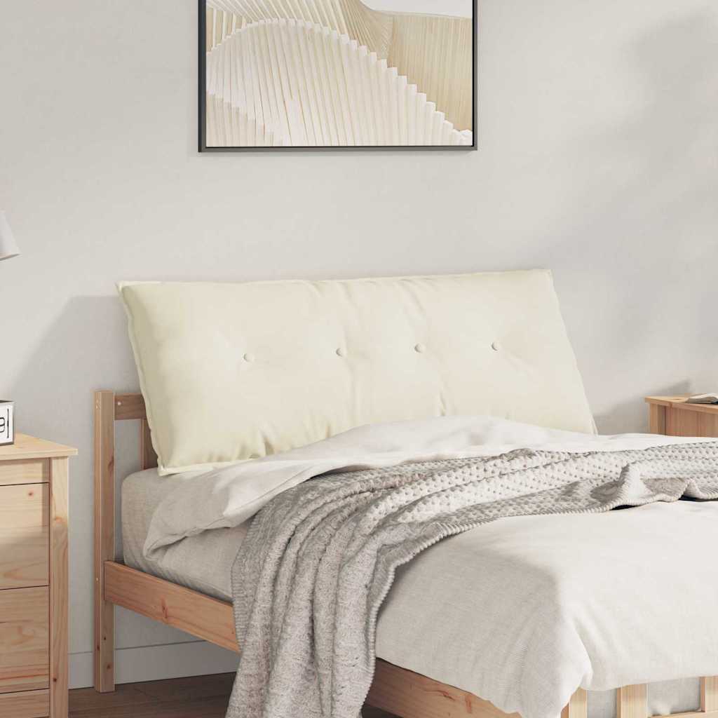 Vidaxx coussin de dossier crème 120 x 50 cm tissu corde