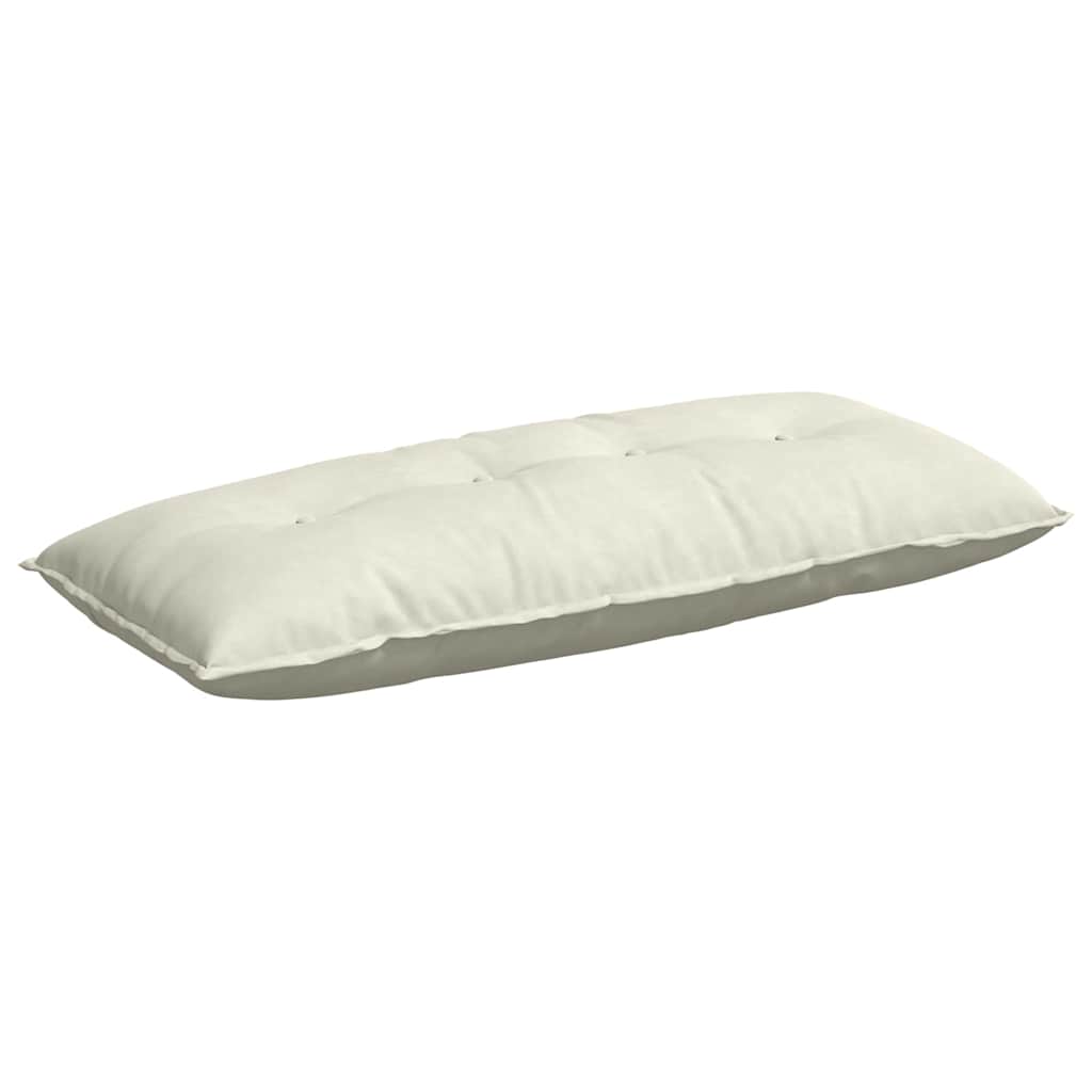 Vidaxx coussin de dossier crème 120 x 50 cm tissu corde