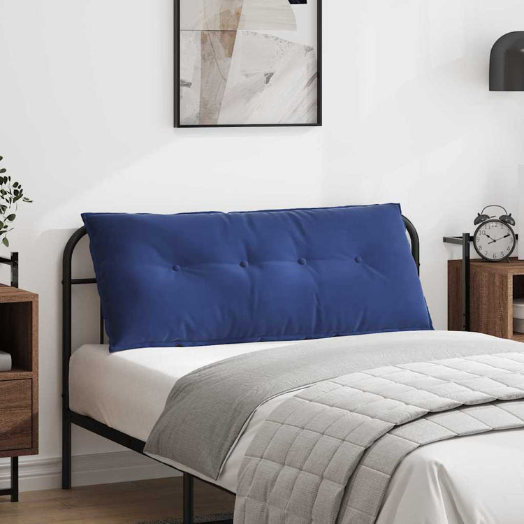 Vidaxx coussin de dossier police bleu 120 x 50 cm tissu corde