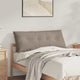 Vidaxx coussin de dossier taupe 120 x 50 cm tissu microfibre