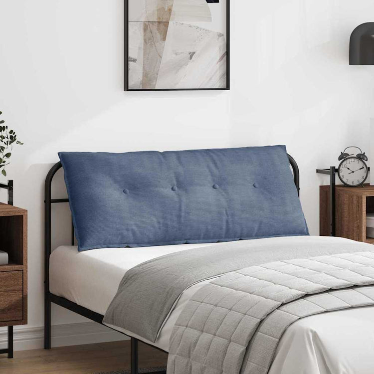 Vidaxx coussin de dossier bleu 120 x 50 cm tissu corde