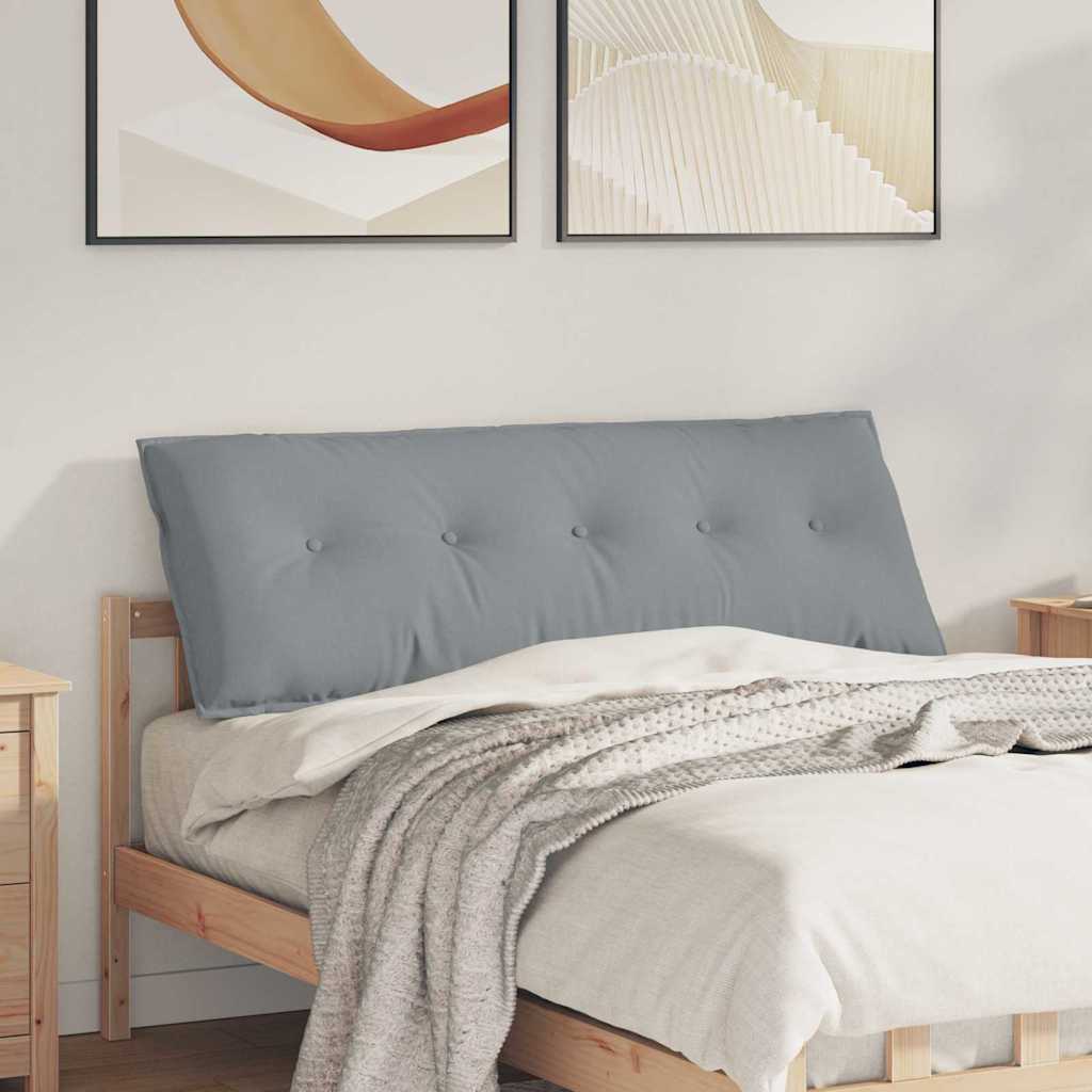 Vidaxx coussin de dossier gris clair 140 x 19 x 50 cm tissu
