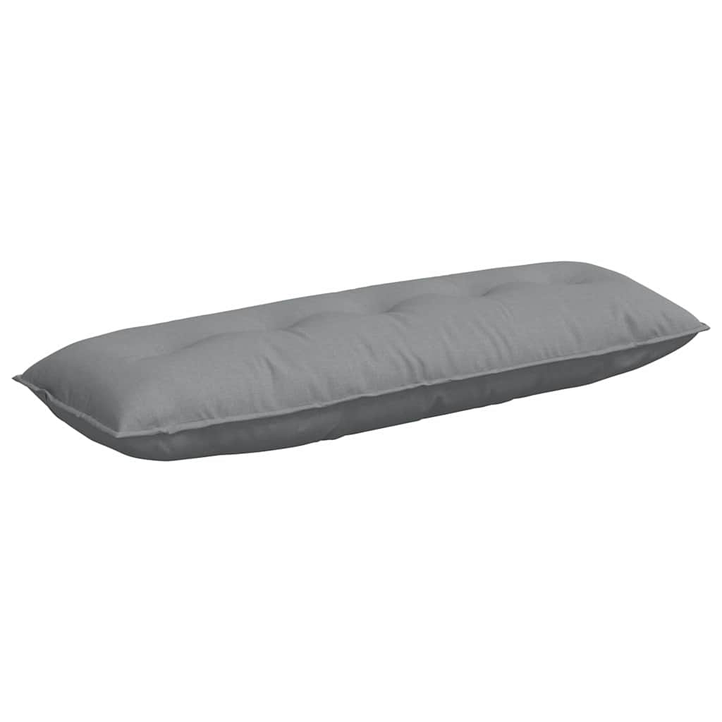 Vidaxx coussin de dossier gris clair 140 x 19 x 50 cm tissu
