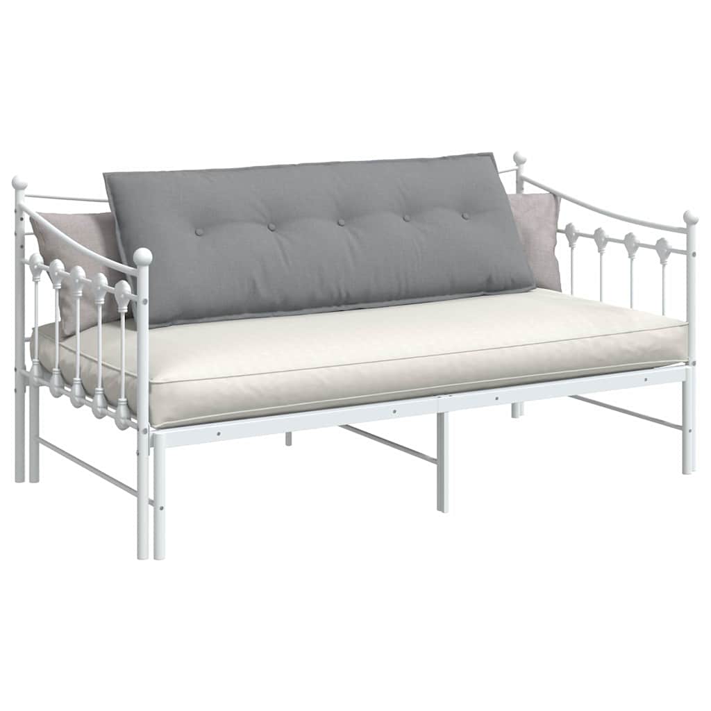 Vidaxx coussin de dossier gris clair 140 x 19 x 50 cm tissu
