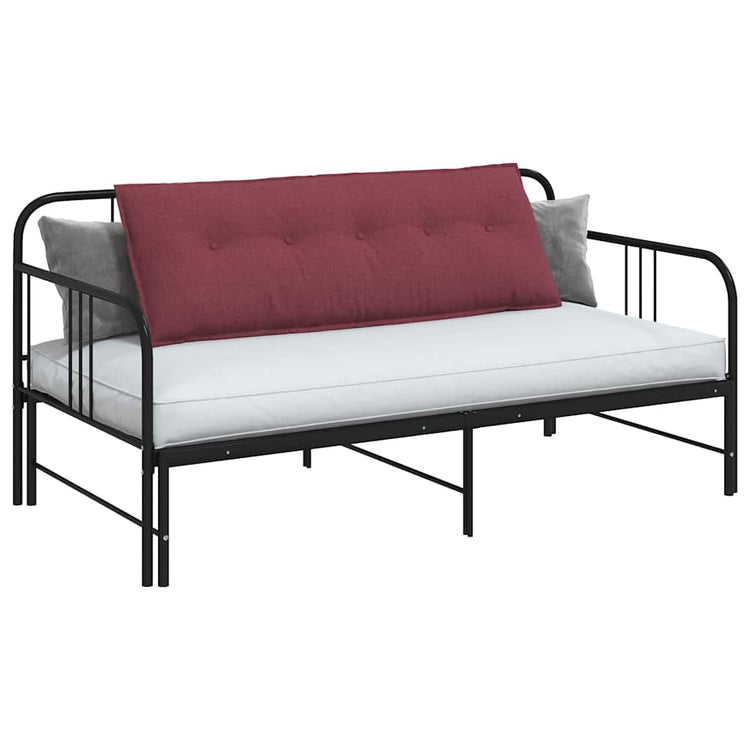 Vidaxx coussin de dossier rouge vin 140 x 19 x 50 cm tissu