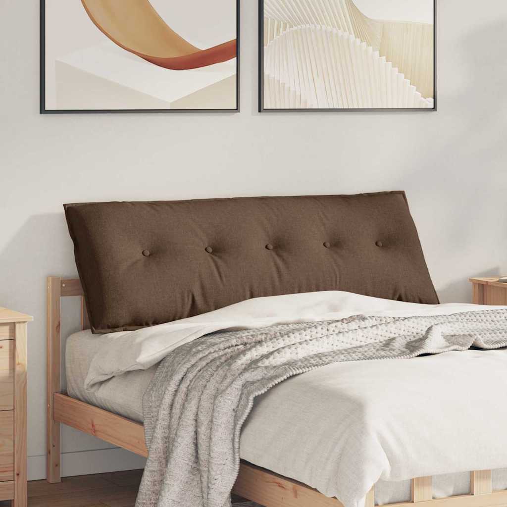 Vidaxx coussin de dossier marron 140 x 19 x 50 cm tissu