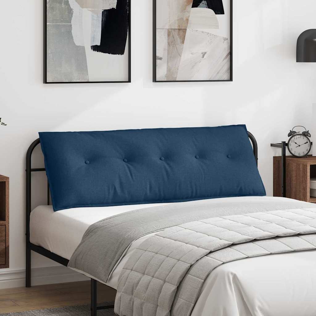 Vidaxx coussin de dossier bleu 140 x 19 x 50 cm tissu
