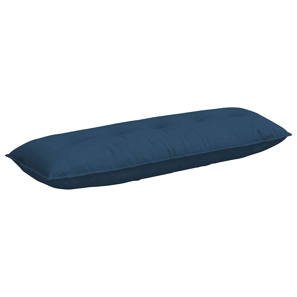 Vidaxx coussin de dossier bleu 140 x 19 x 50 cm tissu