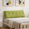 VidaXL coussin de dossier vert clair 140 x 19 x 50 cm tissu