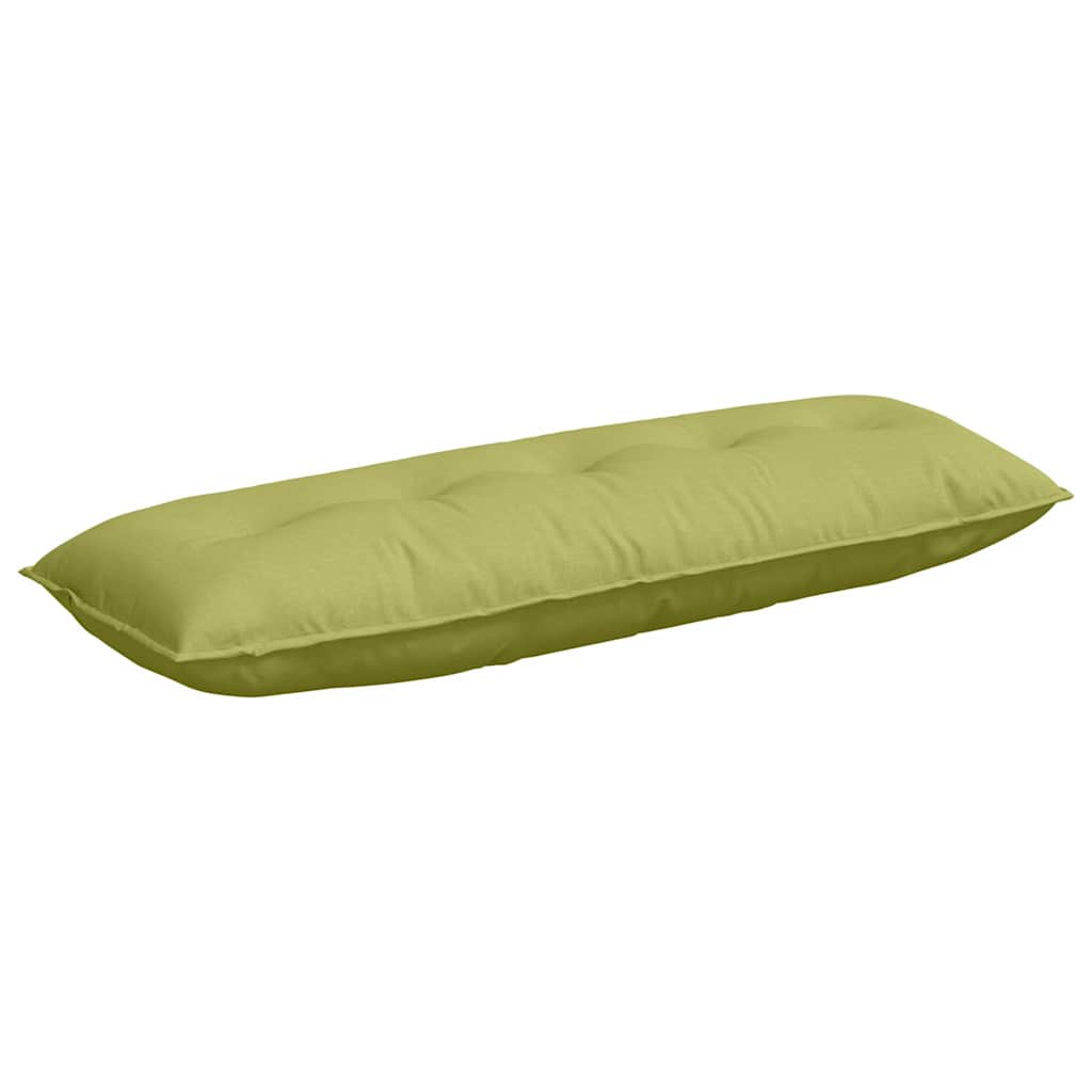 VidaXL coussin de dossier vert clair 140 x 19 x 50 cm tissu