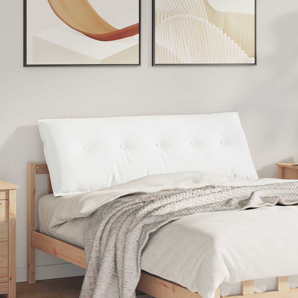 Vidaxx coussin de dossier blanc 140 x 19 x 50 cm tissu