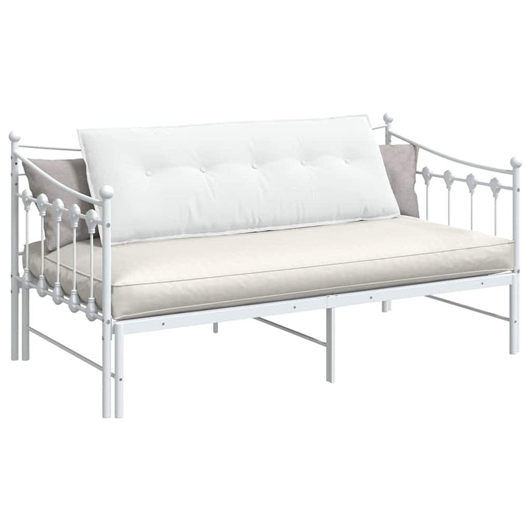 Vidaxx coussin de dossier blanc 140 x 19 x 50 cm tissu