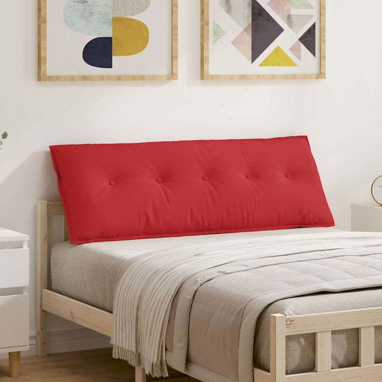 Vidaxx coussin de dossier rouge 140 x 19 x 50 cm tissu