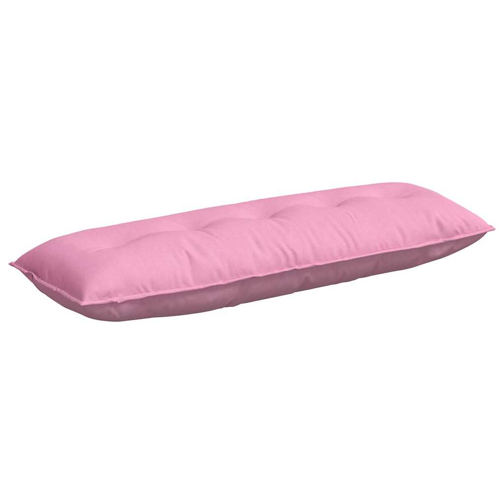 Vidaxx coussin de dossier rose 140 x 19 x 50 cm tissu
