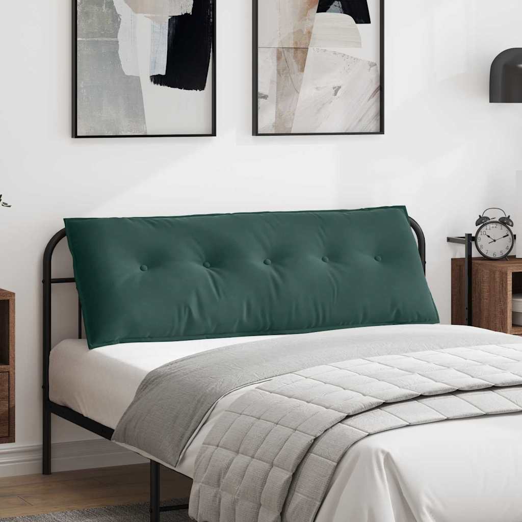 Vidaxx coussin de dossier vert foncé 140 x 50 cm tissu corde