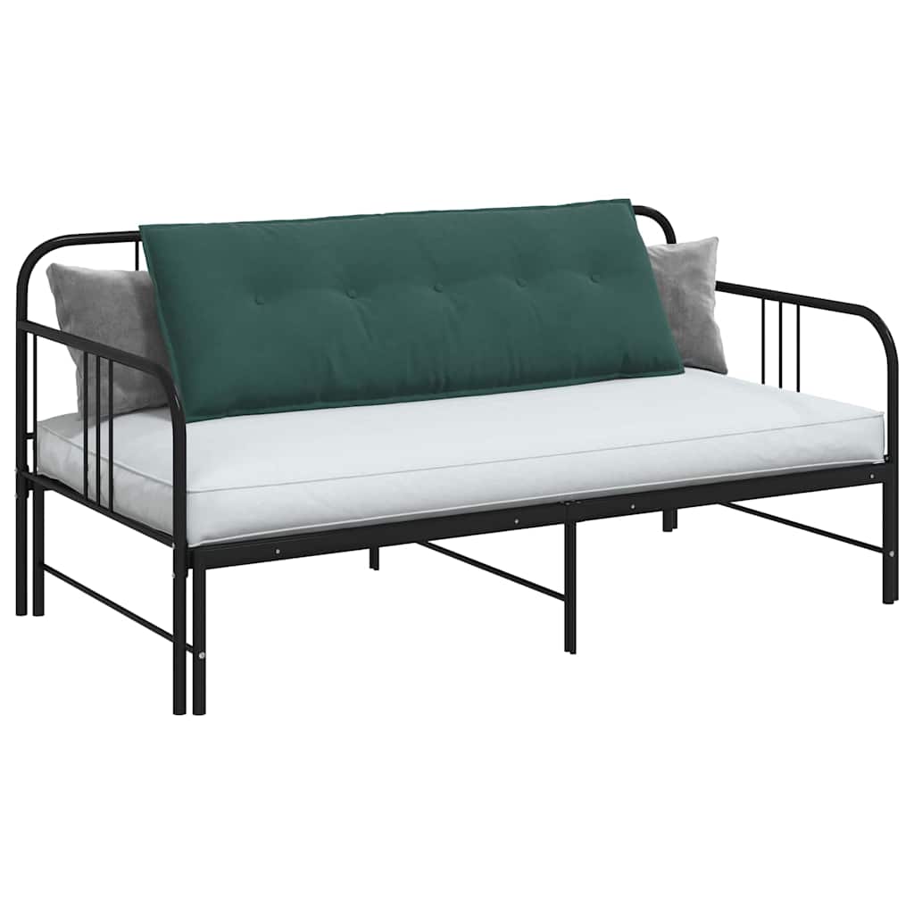 Vidaxx coussin de dossier vert foncé 140 x 50 cm tissu corde
