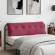 Vidaxx coussin de dossier rouge vin 140 x 50 cm tissu corde