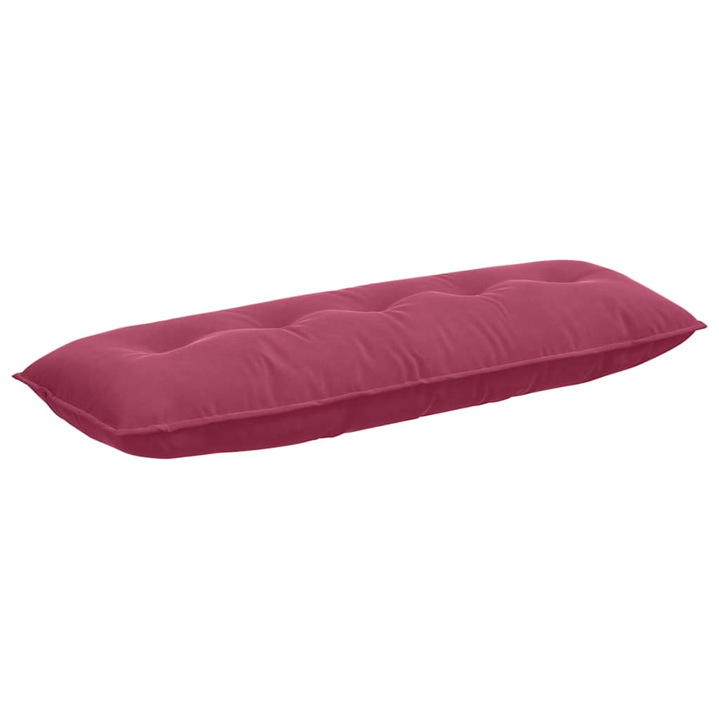 Vidaxx coussin de dossier rouge vin 140 x 50 cm tissu corde