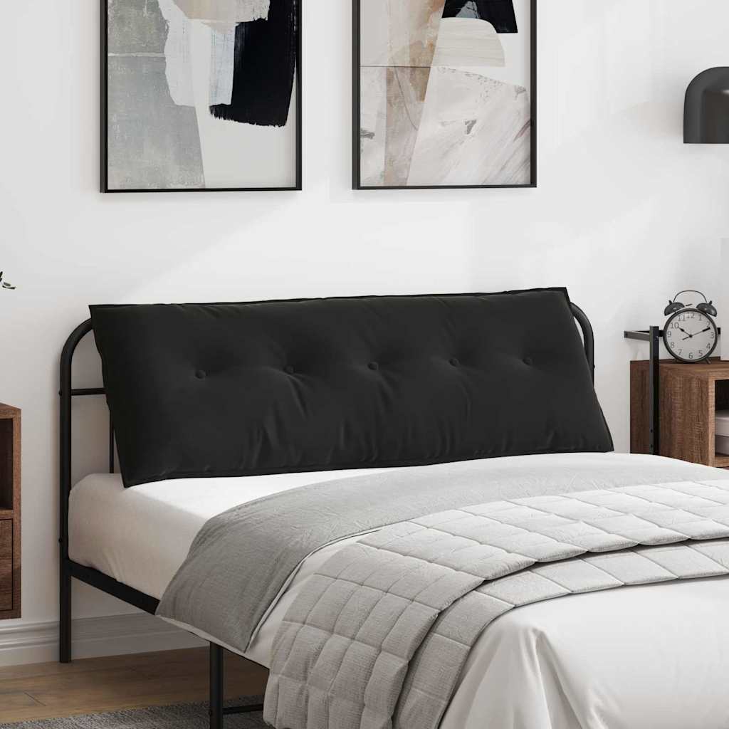 Vidaxx coussin de dossier noir 140 x 50 cm tissu corde