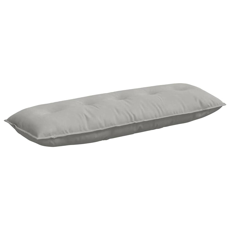 Vidaxx coussin de dossier gris clair 140 x 50 cm tissu microfibre