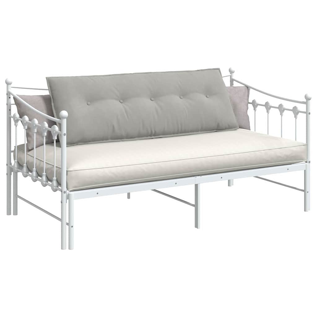 Vidaxx coussin de dossier gris clair 140 x 50 cm tissu microfibre