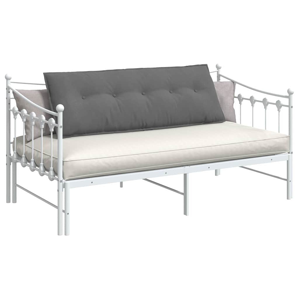 Vidaxx coussin de dossier gris foncé 140 x 50 cm tissu microfibre