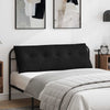 Vidaxx coussin de dossier noir 140 x 50 cm tissu microfibre