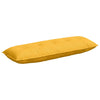 Vidaxx coussin de dossier jaune clair 140 x 50 cm tissu corde
