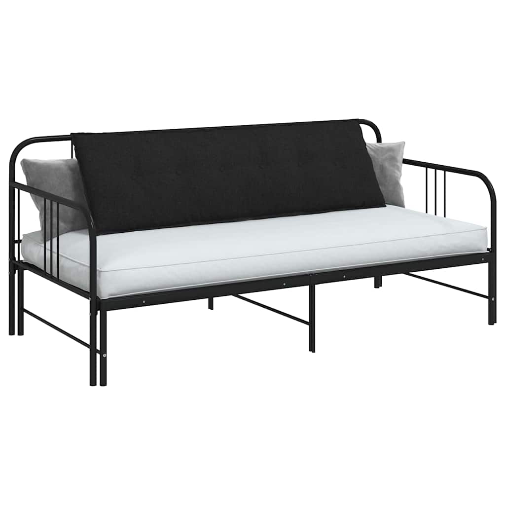 Vidaxx coussin de dossier noir 160 x 19 x 50 cm tissu