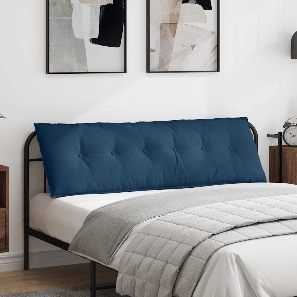 Vidaxx coussin de dossier bleu 160 x 19 x 50 cm tissu