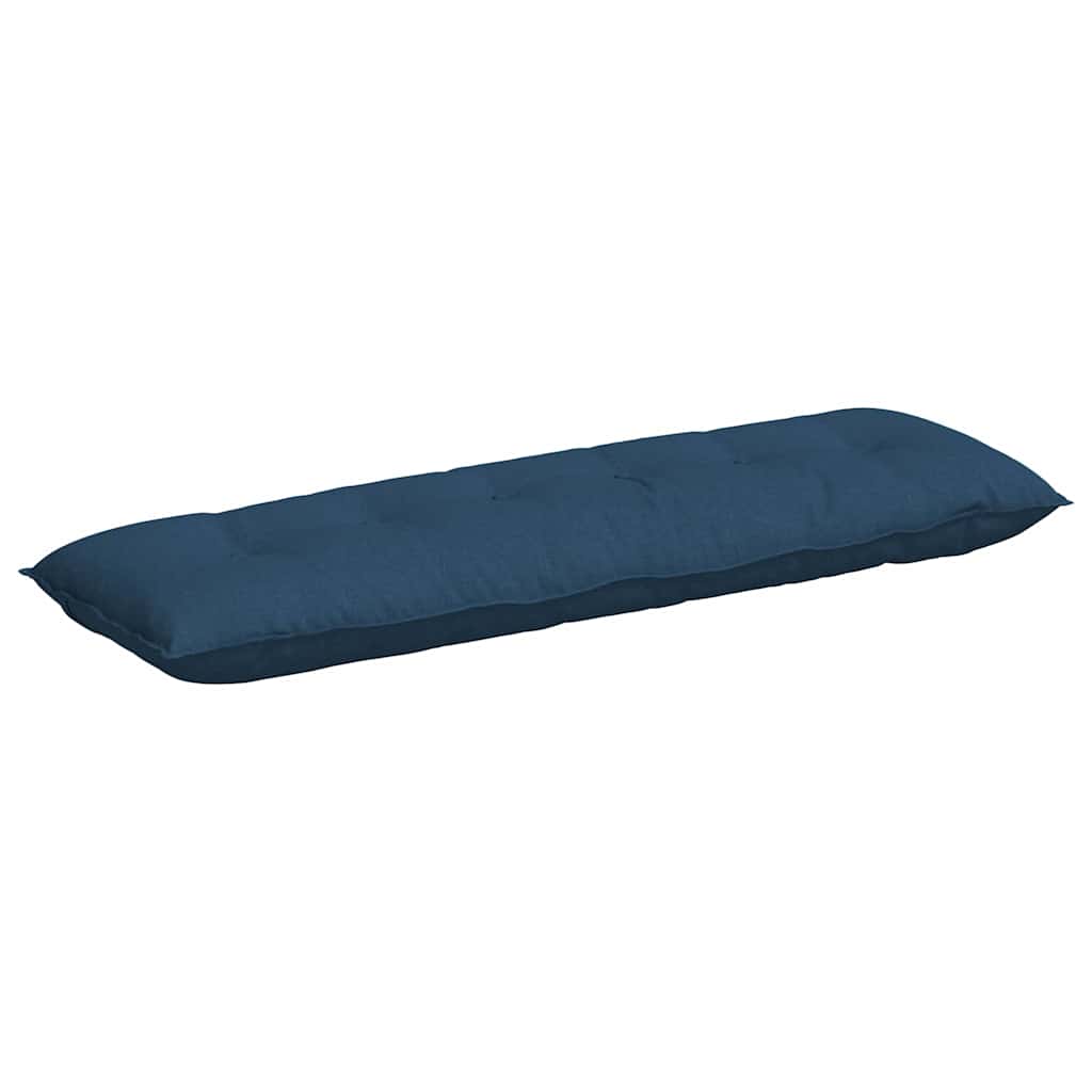 Vidaxx coussin de dossier bleu 160 x 19 x 50 cm tissu