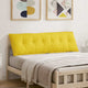 Vidaxx coussin de dossier jaune clair 160 x 19 x 50 cm tissu