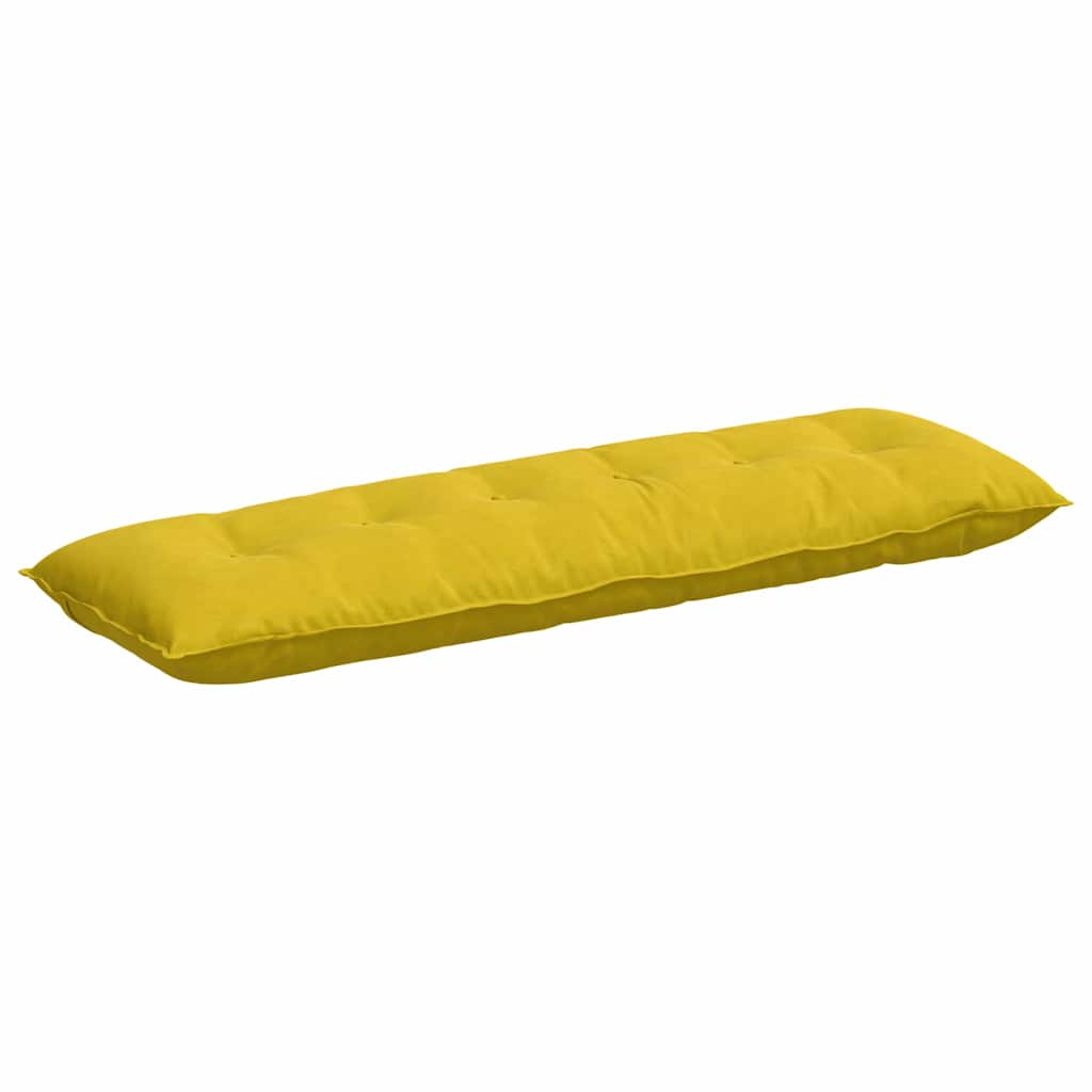 Vidaxx coussin de dossier jaune 160 x 50 cm tissu corde