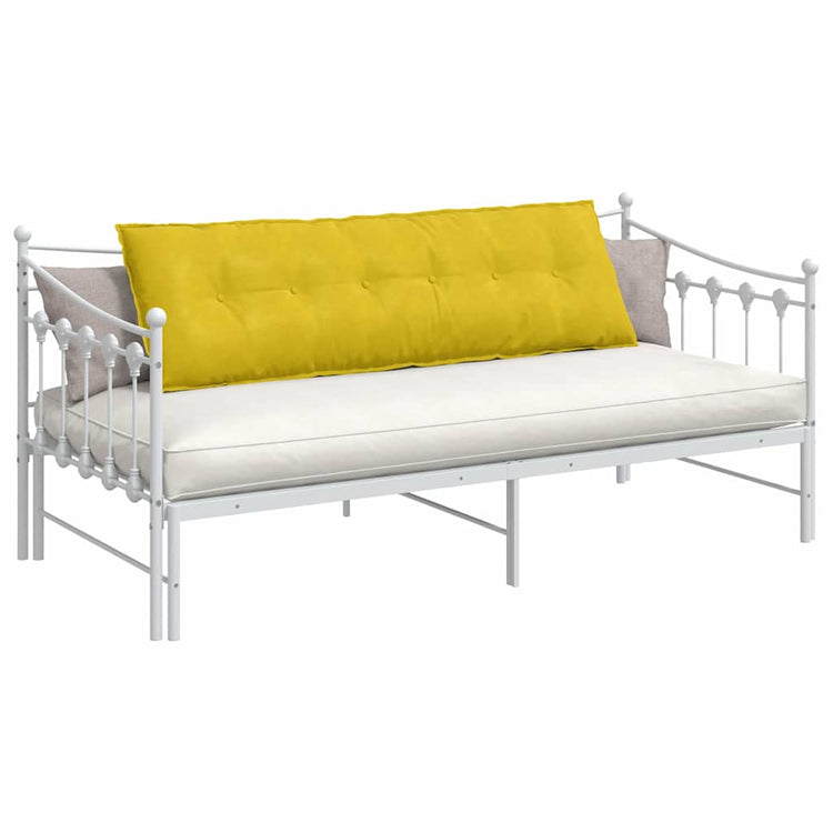 Vidaxx coussin de dossier jaune 160 x 50 cm tissu corde
