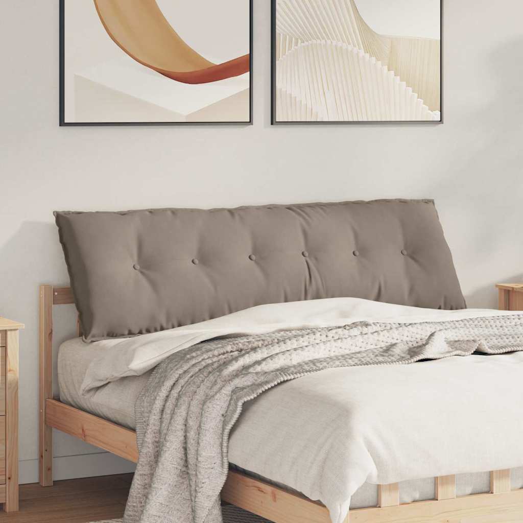 Vidaxx coussin de dossier taupe 160 x 50 cm tissu microfibre