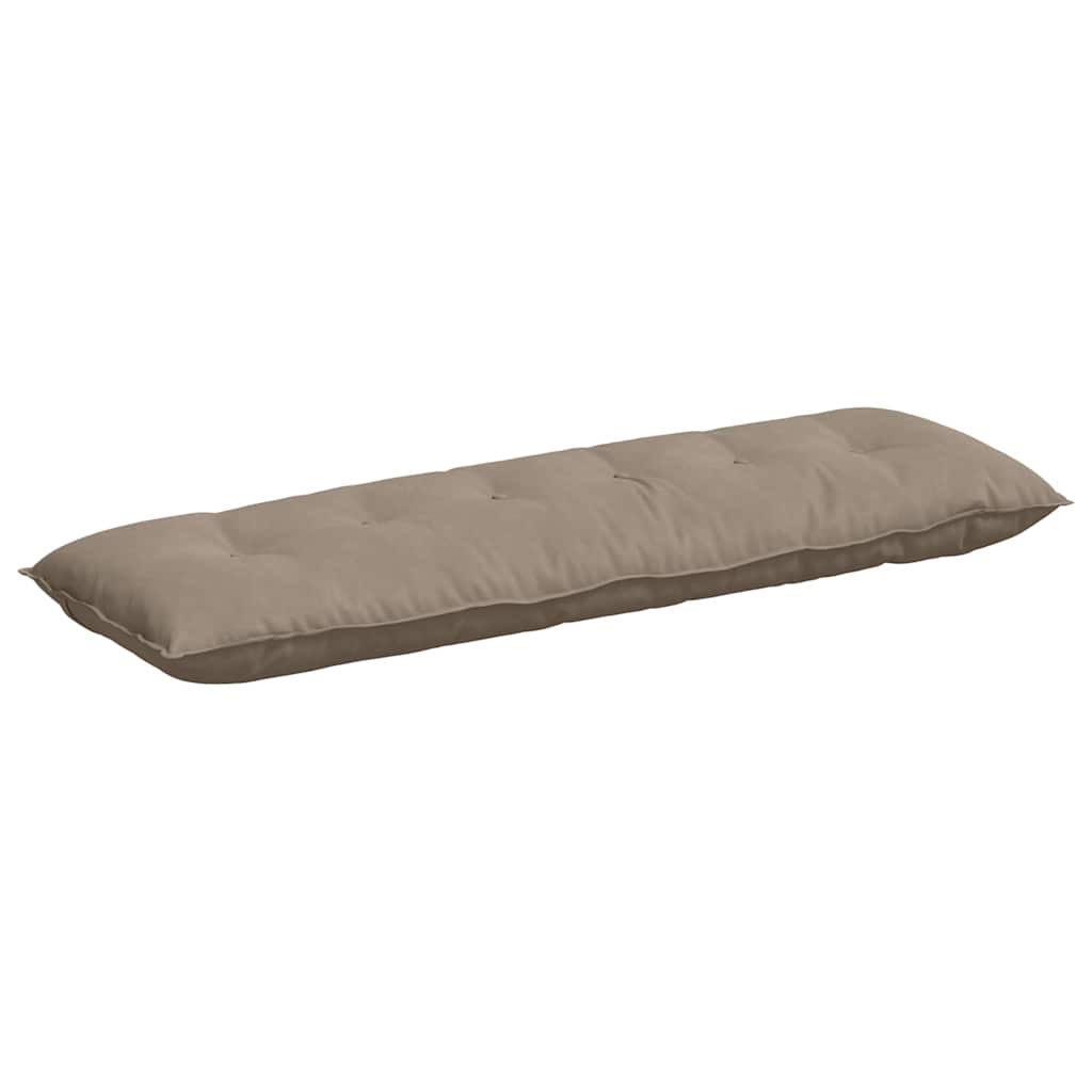 Vidaxx coussin de dossier taupe 160 x 50 cm tissu microfibre