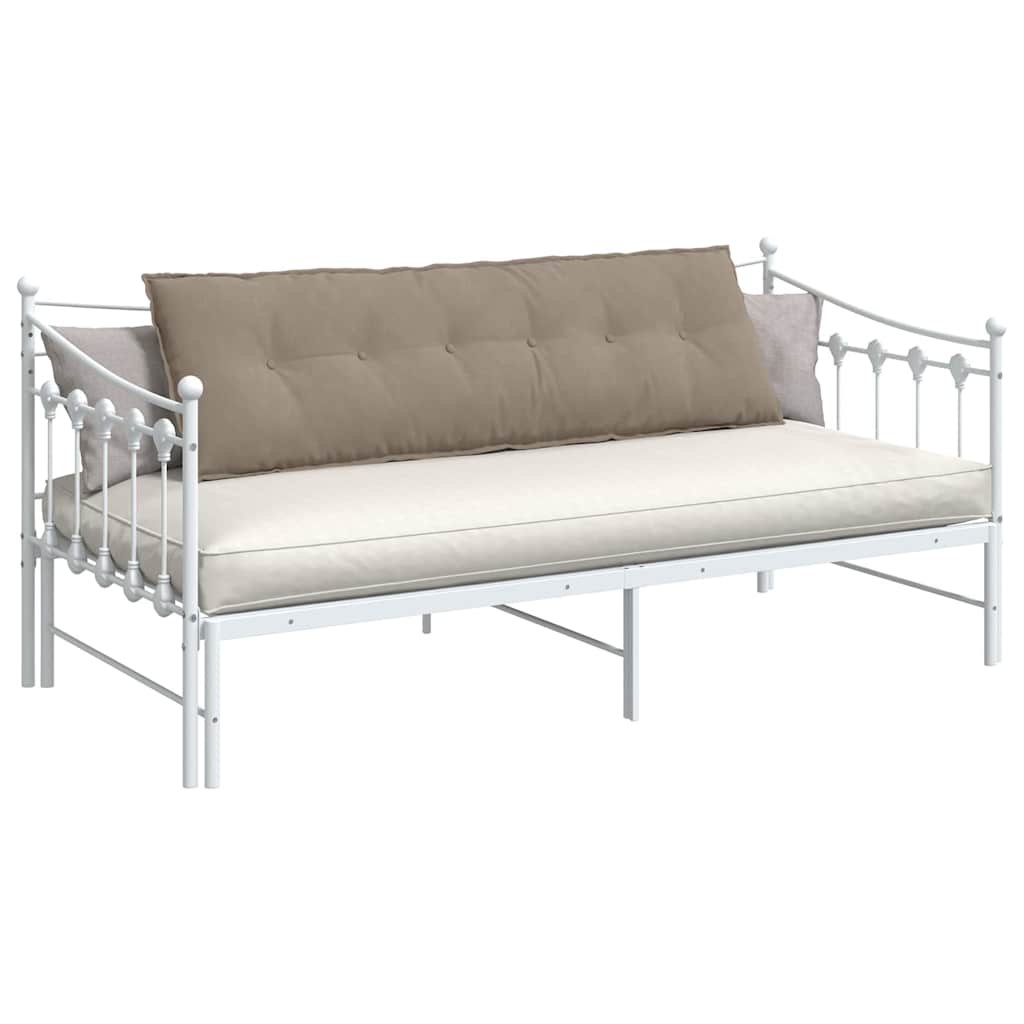 Vidaxx coussin de dossier taupe 160 x 50 cm tissu microfibre