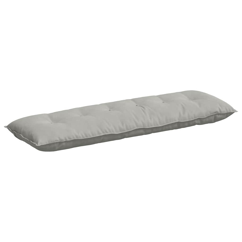 Vidaxx coussin de dossier gris clair 160 x 50 cm tissu microfibre