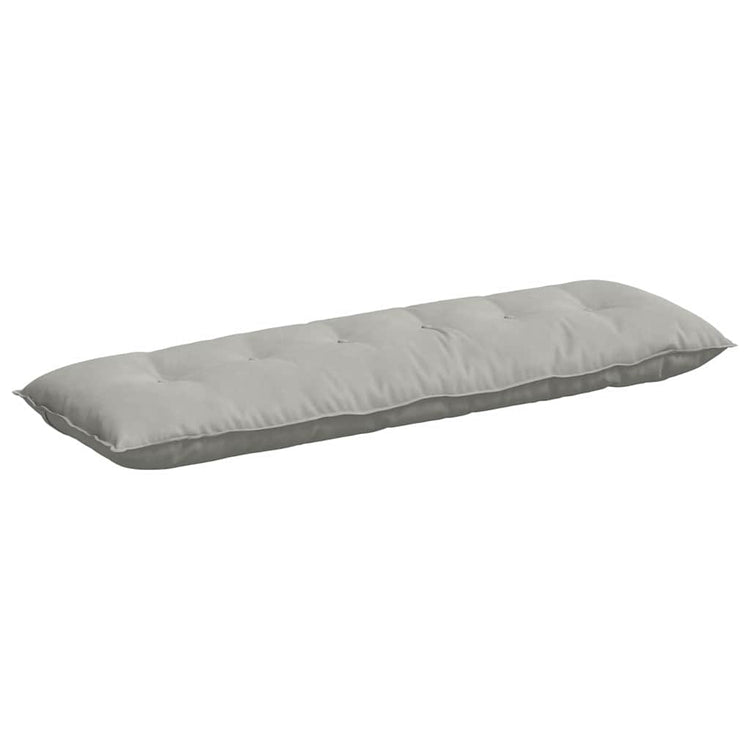 Vidaxx coussin de dossier gris clair 160 x 50 cm tissu microfibre
